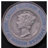 ORNL IRRADIATED SILVER DIME