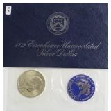 1972 S SILVER GSA IKE DOLLAR