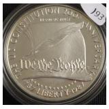 PROOF CONSTITUTION SILVER DOLLAR