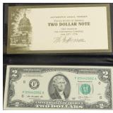 GEM BU 2 $ FEDERAL RESERVE NOTE
