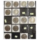 13 IKE DOLLARS 3 SILVER