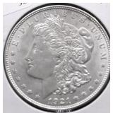 1921 MORGAN DOLLAR AU