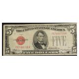 FIVE DOLLAR US LEGAL TENDER VF