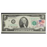 CH BU 2 $ FIRST DAY COVER FEDERAL RESERVE NOTE