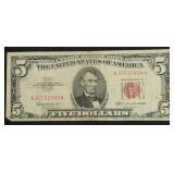 FIVE DOLLAR US LEGAL TENDER VF