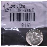 1959 D CH BU ROOSEVELT DIME