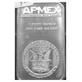 1  OZ .999 SILVER BAR