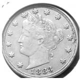 1883 NC V NICKEL XF