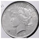 1923 PEACE DOLLAR AU