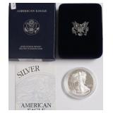 2003 PROOF SILVER EAGLE W BOX PAPERS