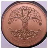 1 OZ .999 COPPER ROUND