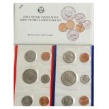 1989 MINT SET P D  MINTS