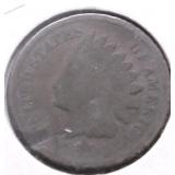 1891 INDIAN HEAD CENT VG