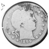 1899 BARBER QUARTER G
