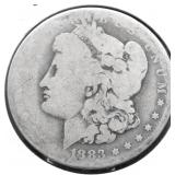 1883 O MORGAN DOLLAR AG