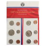 1987 MINT SET P D MINTS