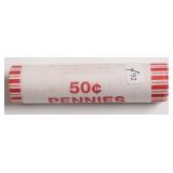 GEM RED 2026D LINCOLN CENTS  ROLL