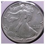 1991 SILVER EAGLE GEM