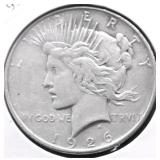 1926 D PEACE DOLLAR VF