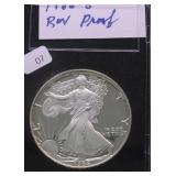 1986 PROOF SILVER EAGLE