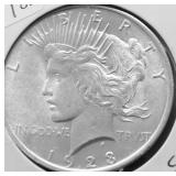1923 CHOICE BU PEACE DOLLAR