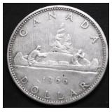 1966 CANADA SILVER DOLLAR XF