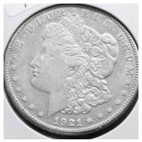 1921 S MORGAN DOLLAR XF