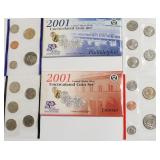 2001 MINT SET P D MINTS