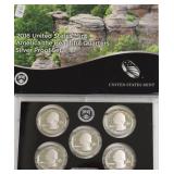 2016 SILVER PROOF QUARTER SET