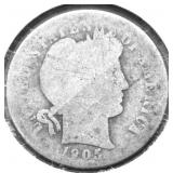 1905 BARBER DIME AG