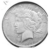 1927 D PEACE DOLLAR XF