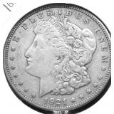 1921 S MORGAN DOLLAR VF