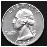 1964 PROOF WASHINGTON QUARTER