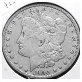 1900 O MORGAN DOLLAR VF