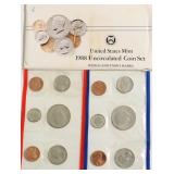 1988 MINT SET P D MINTS