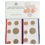 1989 MINT SET P D MINTS