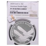 2020 COOK ISLANDS 1/2 OZ .999 SILVER ROUND