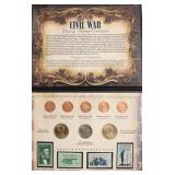 CIVIL WAR COIN & STAMP COLLECTION