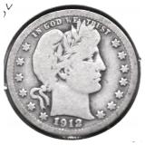 1912 BARBER QUARTER VG