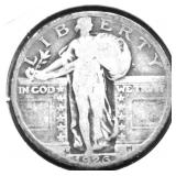 1926 D STANDING QUARTER VG