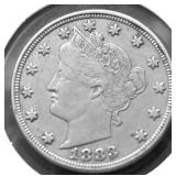 1883 V NICKEL XF