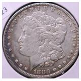 1880 MORGAN DOLLAR XF