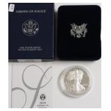 2004 PROOF SILVER EAGLE W BOX PAPERS