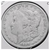 1889 O MORGAN DOLLAR VG
