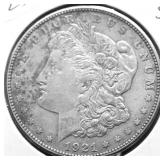 1921 S MORGAN DOLLAR XF