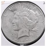 1923 S PEACE DOLLAR VF