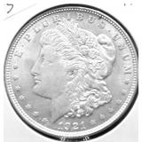1921 MORGAN DOLLAR AU