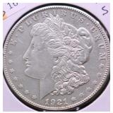 1921 S MORGAN DOLLAR XF