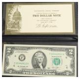 GEM BU 2 $ FEDERAL RESERVE NOTE