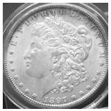 1897 CHOICE BU MORGAN DOLLAR